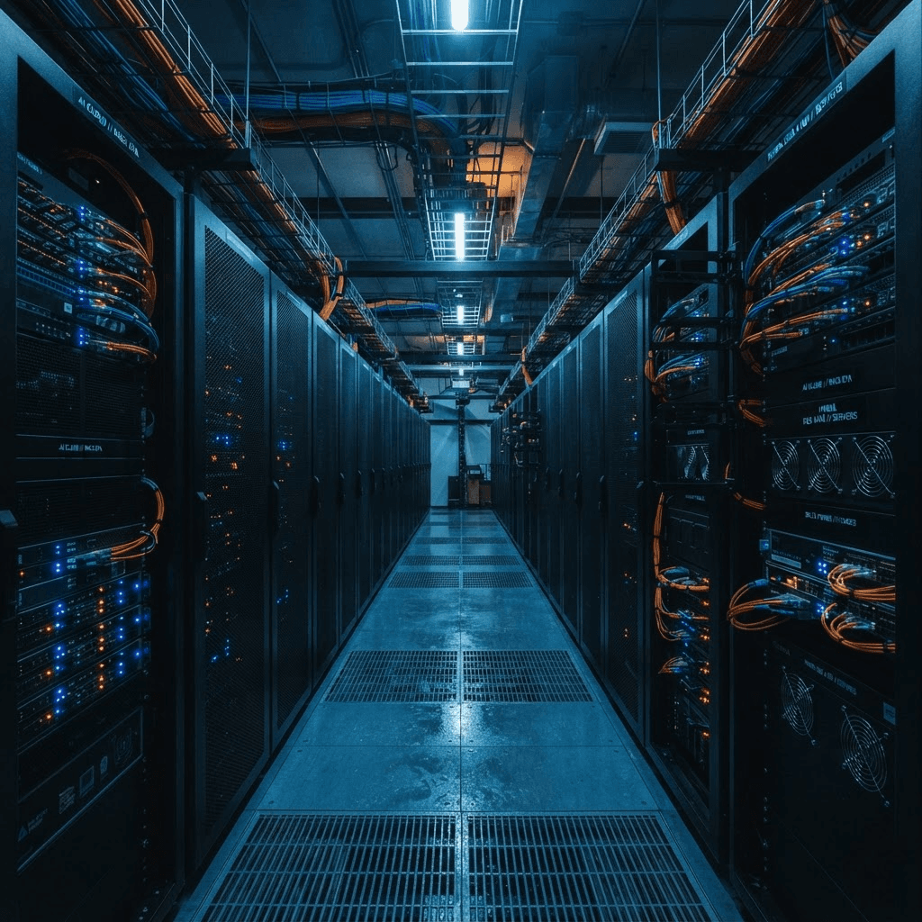 AI Data Centres powder coating applications
